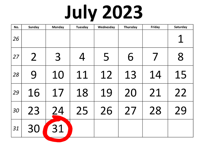 July 31st Annual Account Refresh