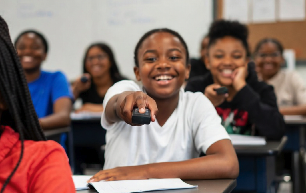 Memphis Students with Clickers